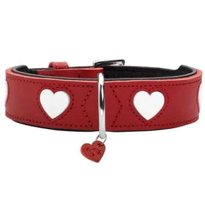 Afbeelding van HUNTER Halsband Love, rood 65: 51 58cm Hond