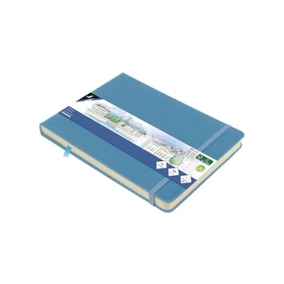 Afbeelding van Kangaro schetsboek A5 landscape sky blue met elastiek en lint K 861315