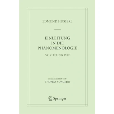 Afbeelding van Husserliana: Edmund Husserl Materialien Einleitung in die Phänomenologie