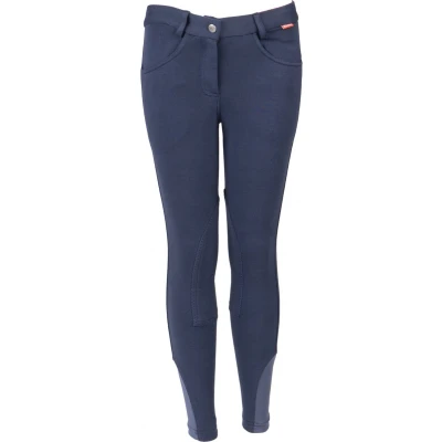 Afbeelding van Red Horse Paardrijbroek Topper Meisjes Katoen Blauw Maat 104