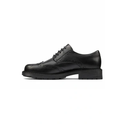 Afbeelding van Clarks Orinoco Limit Veterschoenen, Dames, Maat: 42, Black Leer