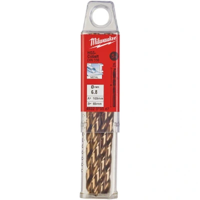 Afbeelding van MILWAUKEE 4932373347 HSS G Cobalt metaalboor 6,8x109mm (5 st.)