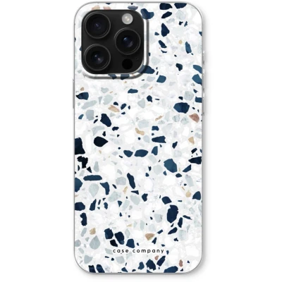 Afbeelding van Case Company® hoesje geschikt voor iPhone 16 Pro Max Terrazzo N1 Soft Cover Telefoonhoesje Bescherming aan alle Kanten en Schermrand