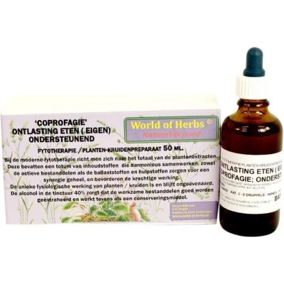 Afbeelding van Dierendrogist World Of Herbs Fytotherapie Coprofagie Ontlasting Eten