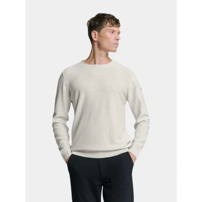 Afbeelding van No Excess Mannen Trui Met Ronde Hals Steen L