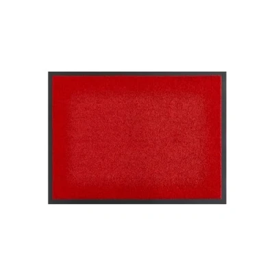 Afbeelding van andiamo Verdi deurmat voor de ingang van het huis, ideaal als binnen of in overdekte buiten, 80 x 120 cm, rood