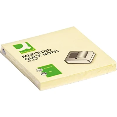 Afbeelding van Q CONNECT Z Quick Notes, ft 76 x mm, 100 vel, geel memoblok