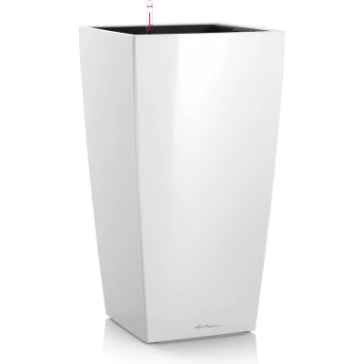 Afbeelding van Lechuza Cubico premium 22 Wit hoogglans