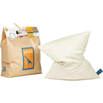 Afbeelding van Atlas® 100% Natuurlijk Hoofdkussen van speltkaf 50x60cm