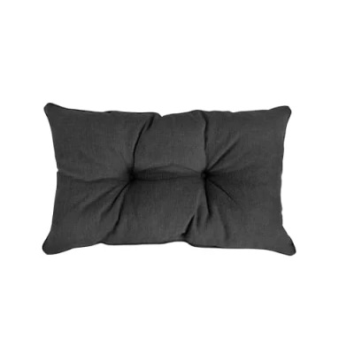 Afbeelding van POKAR Rugkussen voor rotan stoel 70x40x10 cm antraciet