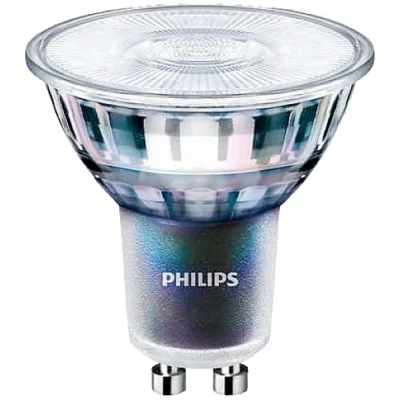 Afbeelding van Philips Lighting 70765400 LED lamp Energielabel F (A G) GU10 Ballon 5.5 W = 50 Warmwit (Ø x l) mm 54 Dimbaar 1 stuk(s)