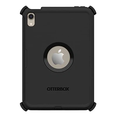 Image de OtterBox Defender Series Boîtier de protection pour tablette polycarbonate, caoutchouc synthétique noir Apple iPad mini (6ème génération)