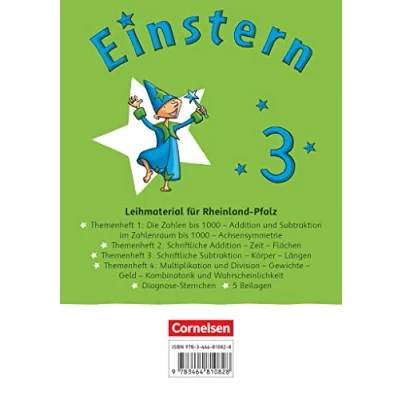 Afbeelding van Einstern Mathematik 03 (Rheinland Pfalz). Themenhefte 1 4, Diagnoseheft und Kartonbeilagen im Schuber Ausleihmaterial