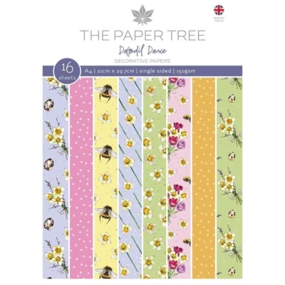 Afbeelding van The Paper Tree Daffodil dance decorative papers PTC1195