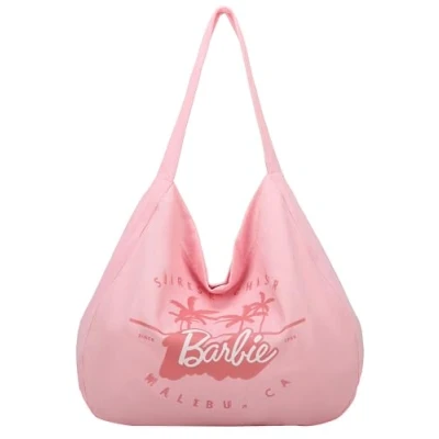Afbeelding van Fritzi aus Preußen Schoudertas Easy Hobo Malibu Denim Limited Barbie Bag Sweet Rose Roze