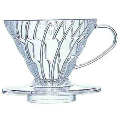 Afbeelding van Hario V60 Plastic Dripper 01 (Transparant) VD 01T