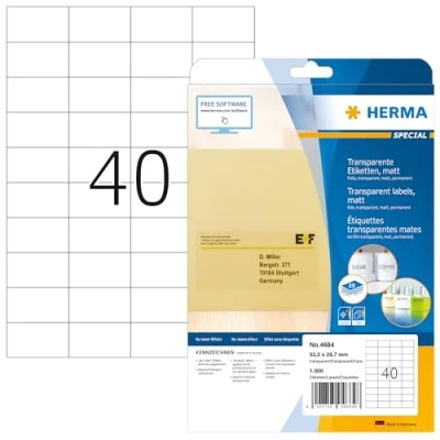Image de HERMA Special étiquettes pelliculées 1000 étiquette(s)