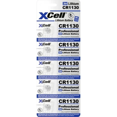 Afbeelding van XCell 148257 CR1130 knoopcel (voor veel kleine apparaten, lange levensduur, lage zelfontlading)