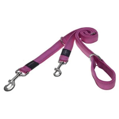 Afbeelding van Rogz Utility Multilijn Hondenriem 180x1.6 cm Roze M