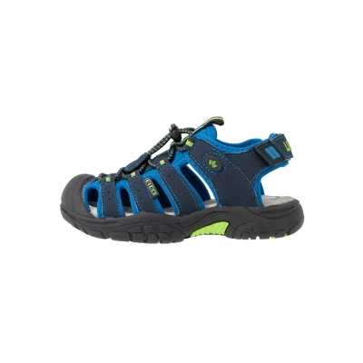 Afbeelding van LICO Nimbo Outdoorsandalen voor kinderen, Maat: 33, Blau/lemon Imitatieleer/ textiel