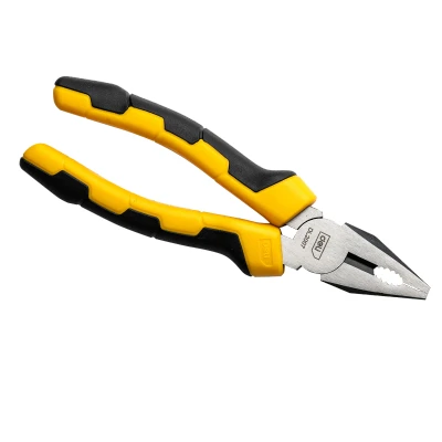 Afbeelding van Combinatietang 7&quot; Deli Tools EDL2007 (geel)