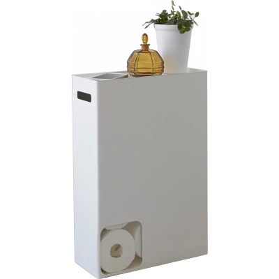 Afbeelding van Yamazaki Toilet Paper Stocker Plate White