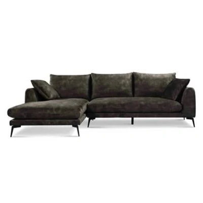 Afbeelding van Tower living nottingham 2,5 ar + chaise l adore 017 grey olive