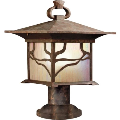 Afbeelding van Kichler Mini LED Tuin Pilaar Morris 1X E27 Max 60W IP44 (Outdoor) Distressed Copper