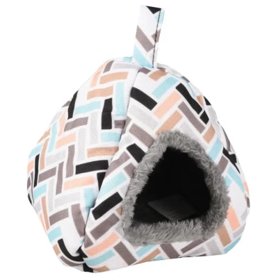 Afbeelding van Flamingo Hamsterhuis Clavio Iglo Kooi Accessoire 13x13x15 cm Multi Color