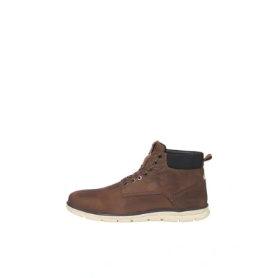 Afbeelding van Jack &amp; Jones Jfwtubar Brandy Sts leren Chukka laarzen voor heren, Bruin