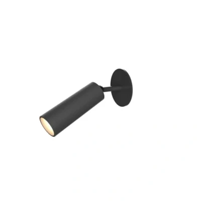 Afbeelding van newgarden Roll Draadloze draaibare led spot voor muur of plafond met magnetische wandlamp en licht oplaadbare USB C batterij binnen (rol 4, zwart)