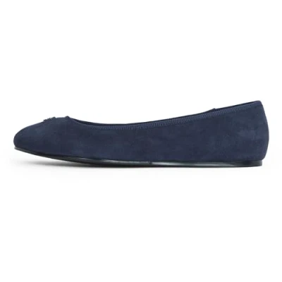 Afbeelding van Tommy Hilfiger Ballerina&#039;s, Dames, Maat: 37, Space blue Veloursleer