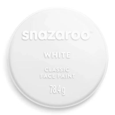 Afbeelding van Snazaroo Verf voor gezicht en lichaam, make up vermomming, kinderen volwassenen, schmink, 75 ml, wit