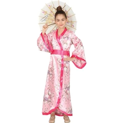 Afbeelding van Fiestas Guirca Kimono roze (7 9 jaar)