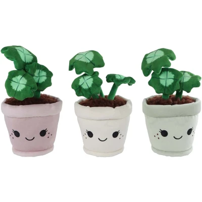 Afbeelding van Take Me Home Knuffel Plant Pluche Klavertje, 19cm
