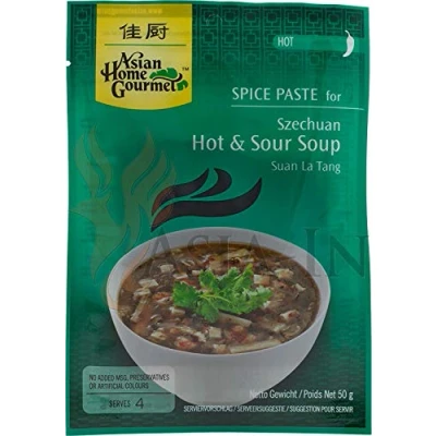 Afbeelding van Asian Home Gourmet Szechuan Heet Zure Soeppasta 50 g
