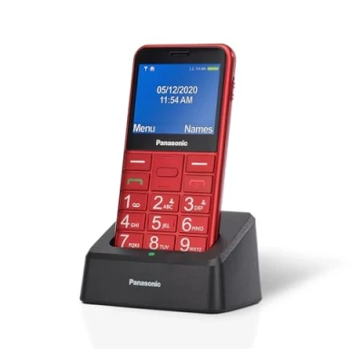 Afbeelding van Panasonic KX TU155 Senioren mobiele telefoon Rood