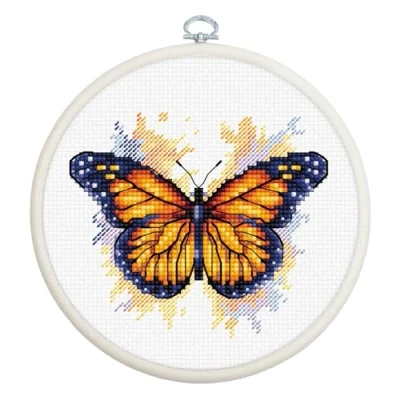 Afbeelding van Luca S The Monarch Butterfly borduren (pakket) BC102