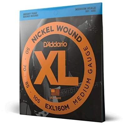 Image de D&#039;addario EXL160M médium 50 105 Jeu de cordes basse électrique 4