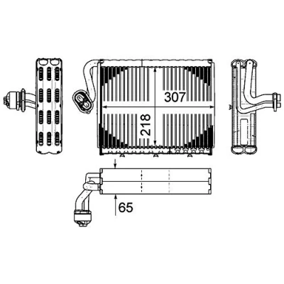Afbeelding van Mahle Original Airco verdamper AE 108 000P