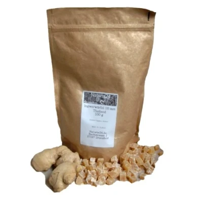 Afbeelding van Naturix24 stukjes zoete gember 10 mm zak van 100 g