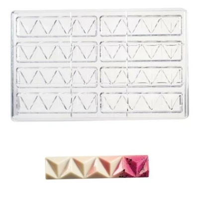 Afbeelding van Martellato Chocolademal Pyramide Tablet (8x) 12,3x2,7x1,2 cm