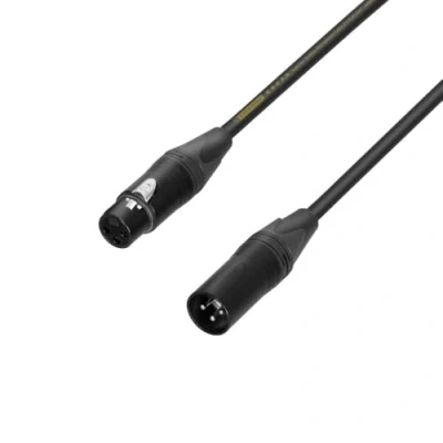 Afbeelding van AH Cables KM3FMBLK XLR Verbindingskabel [1x bus 1x stekker] 3.00 m Zwart