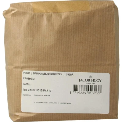Afbeelding van Jacob Hooy Damianablad Gesneden 250gr