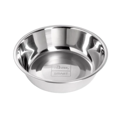 Afbeelding van Roestvrij stalen vervangende kom voor melamine nap, drinkbak, voerbak honden en katten, 1400 ml, zilver