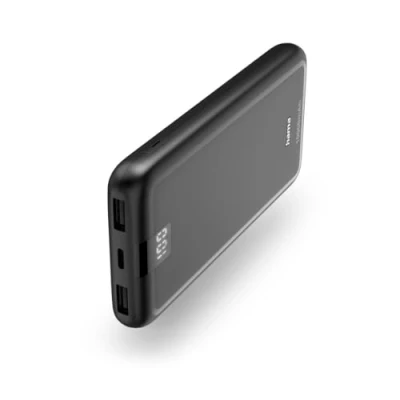 Afbeelding van Hama Powerbank 10000 mAh Fast Charge LiPo Antraciet