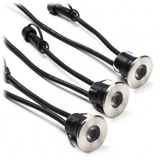 Afbeelding van Vlonder spots startset Heissner 1 W (3x led spot, Incl. trafo)