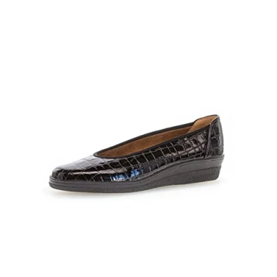 Afbeelding van Gabor Sleehakken, Dames, Maat: 39, Noir Leer