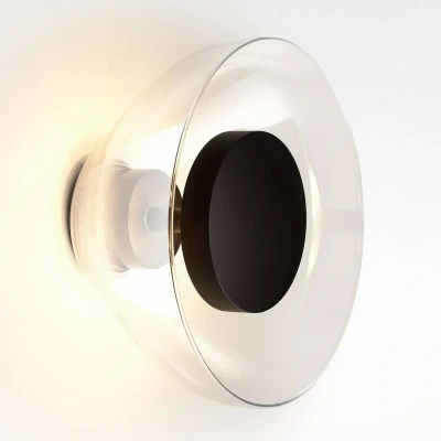 Afbeelding van MARSET Aura Wandlamp w/Canopy Translucent