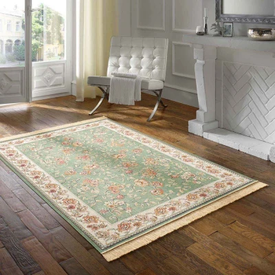 Afbeelding van Vloerkleed Klassiek Regal Helena Groen 67x210 Cm